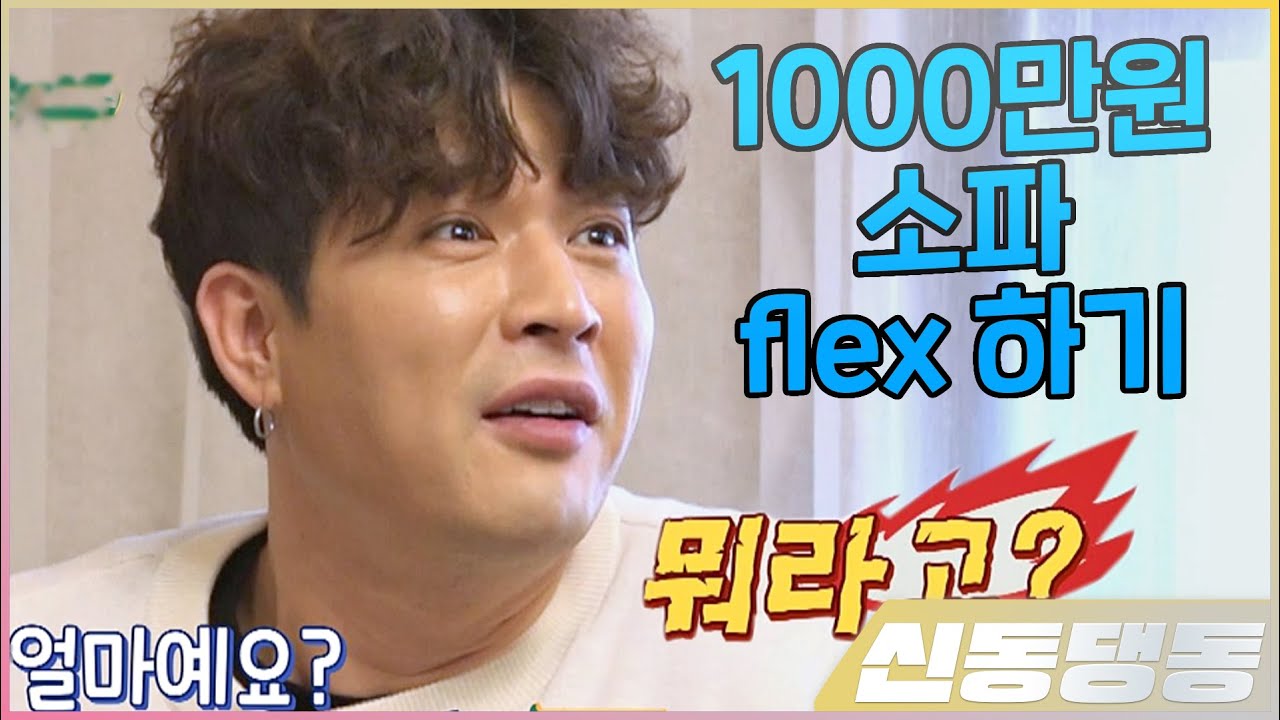 소파가 1000만원 이라고?? 소파도 flex 해버렸다!!!ㅣ[신동댕동]