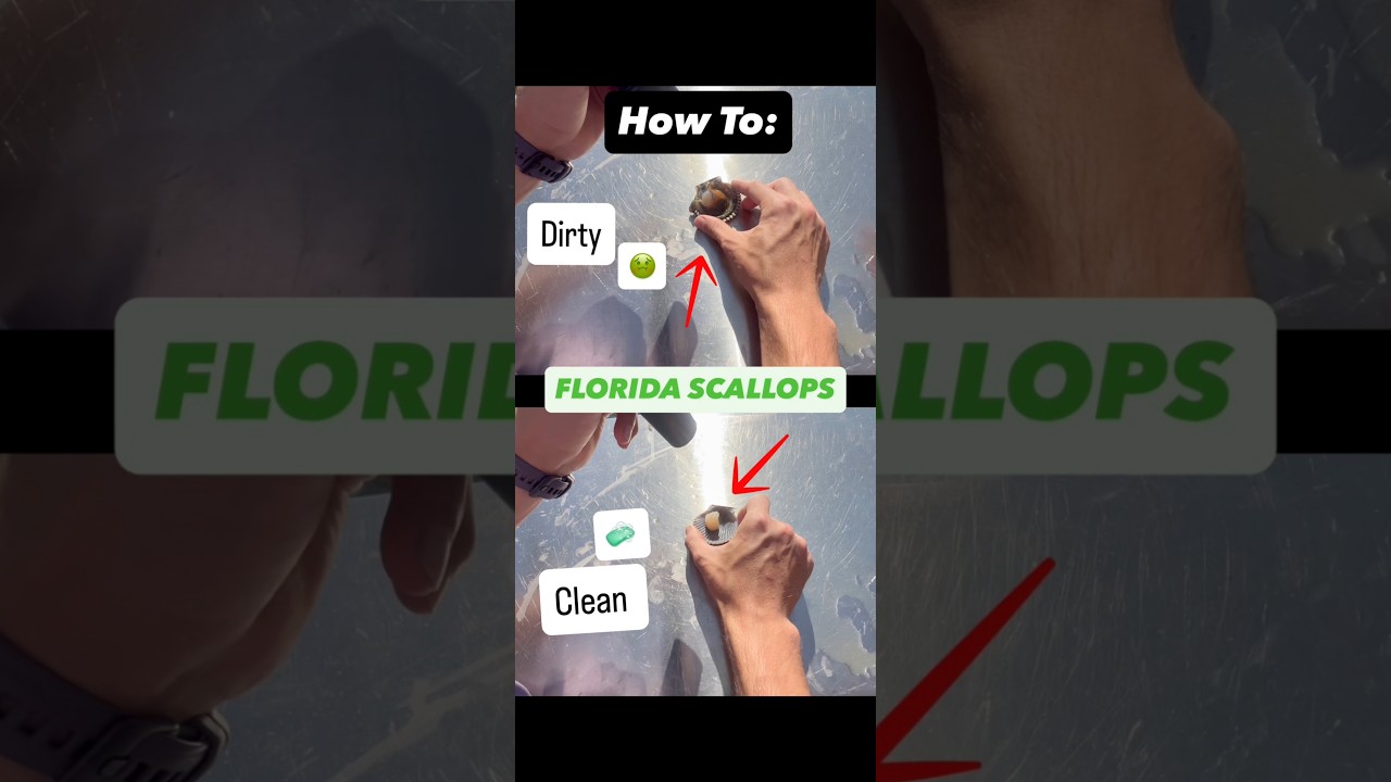 How To Clean a Florida Scallop (Fast & Easy)