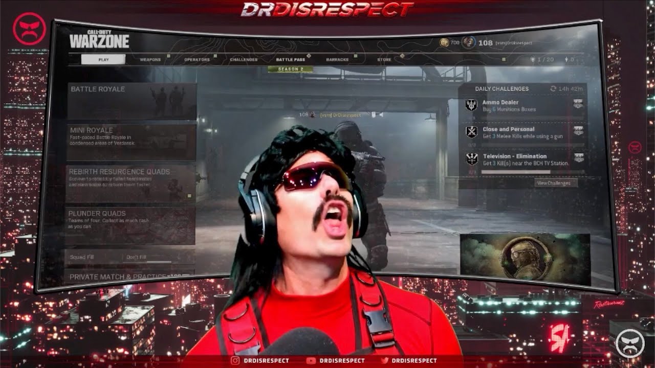 DrDisRespect Funny Donation & Chat Responses | APRIL 2021