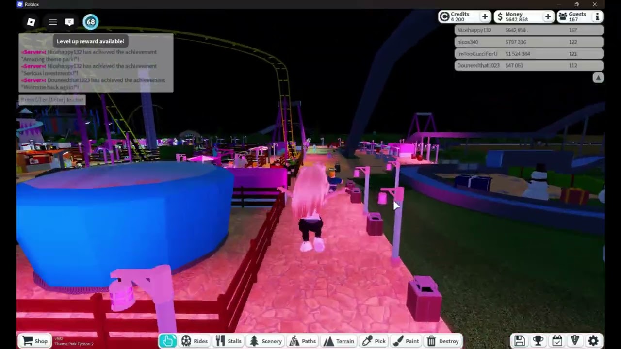 Roblox theme park 15 min