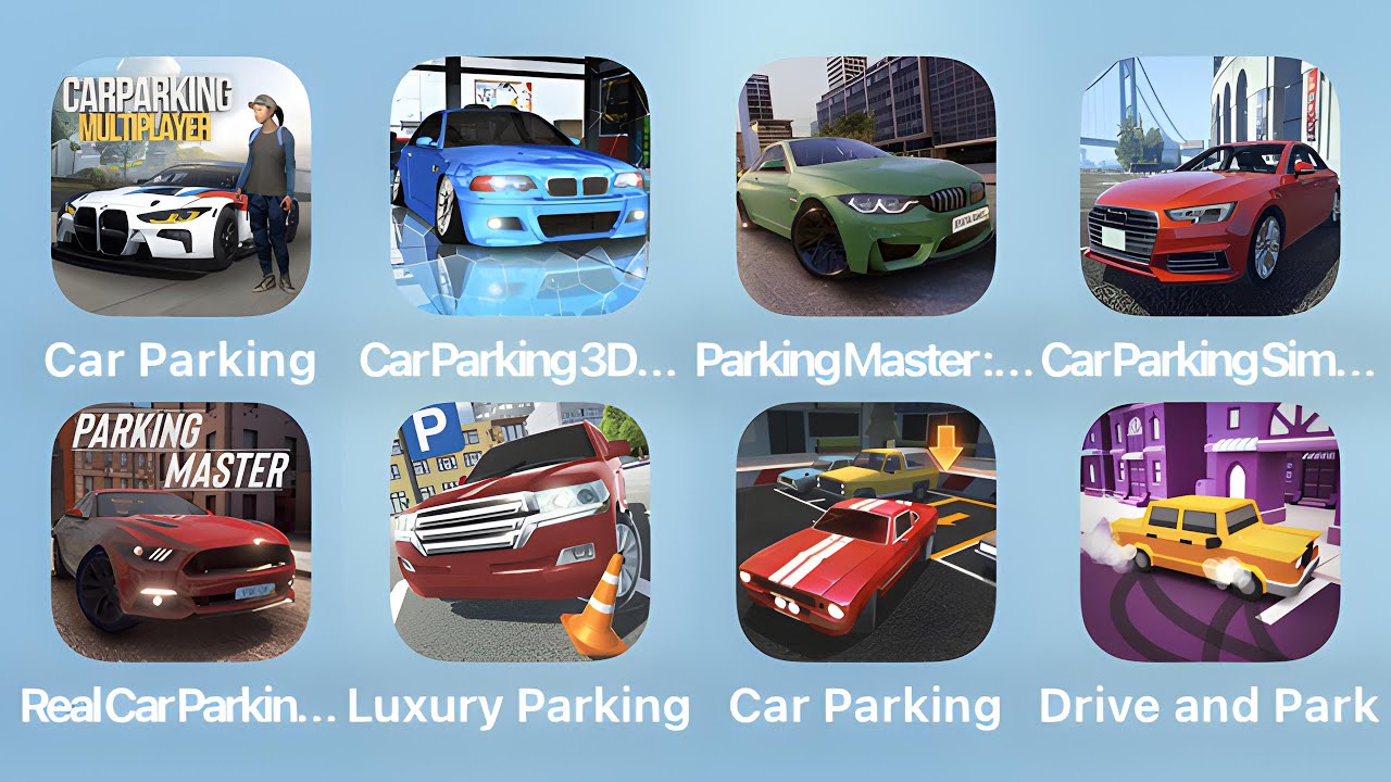Car Parking, Car Parking 3D, Parking Master, Car Parking Simulator and More Car Games iPad Gameplay