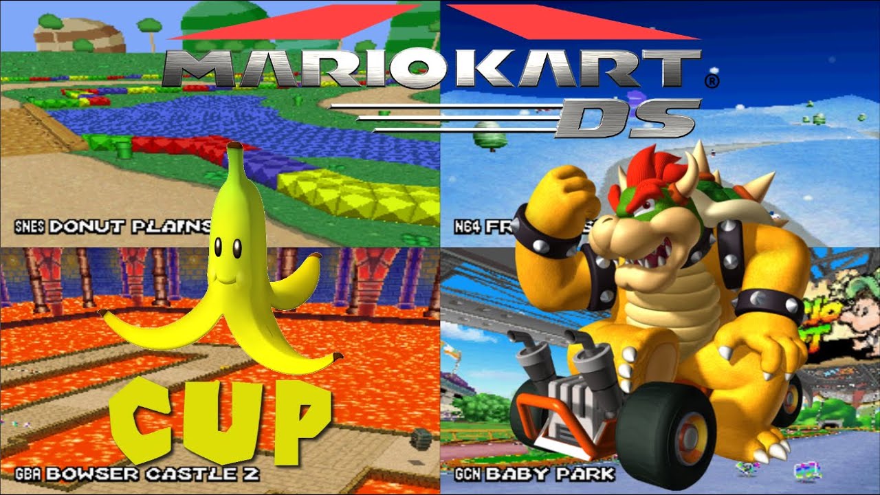 Mario Kart DS - Grand Prix - 150cc Banana Cup (Star Rank)