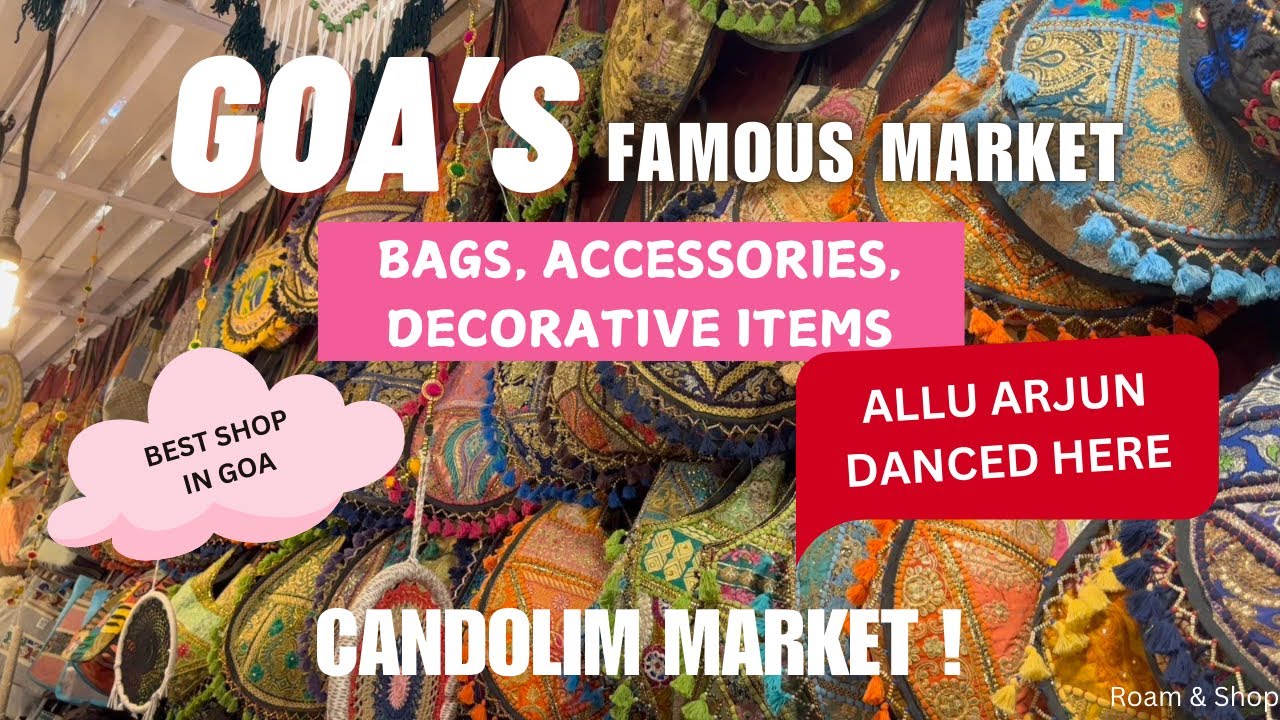 Goa Vlog | Best beach market | Candolim market | Night market 2024