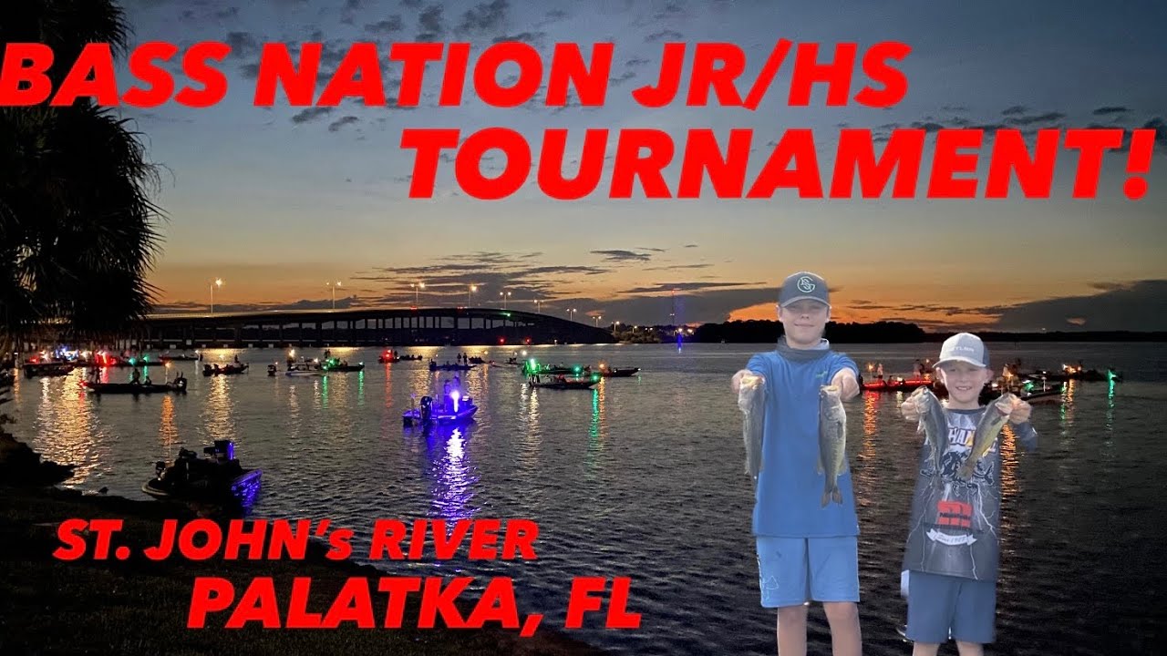 BASS NATION Tournament ST. JOHN'S RIVER || My Son's FIRST Bass Nation Tournament!