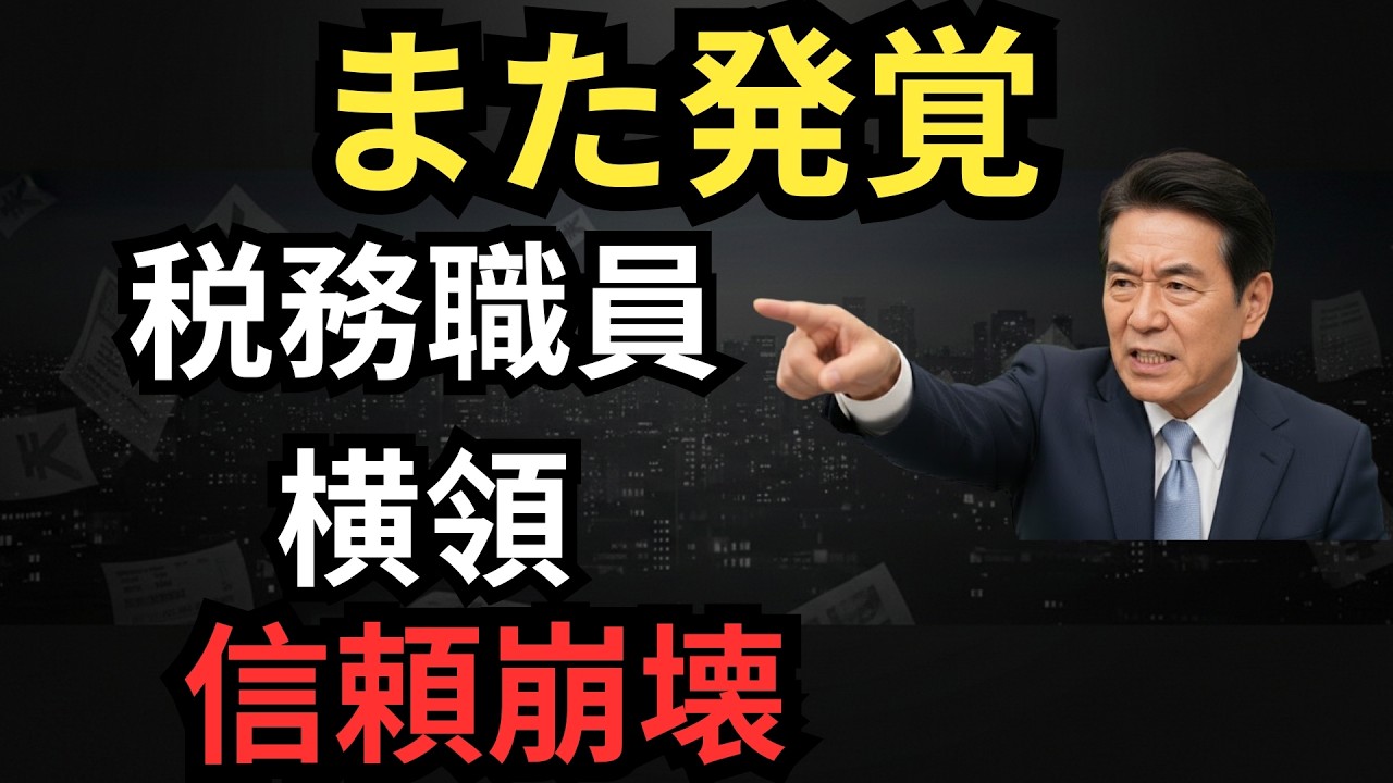 【衝撃】なぜ不祥事は止まらないのか？税務職員“横領とネットカジノ”の闇