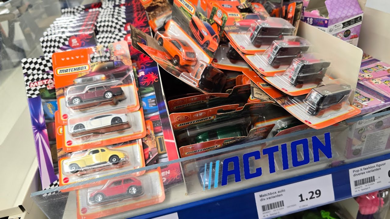 Let's search for Matchbox Cars! Action NL BE. Diecast Hunting in Europe!