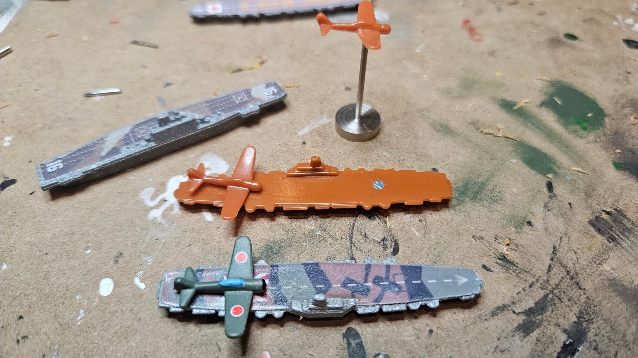 Magnets for Axis and Allies Carriers and Aircraft