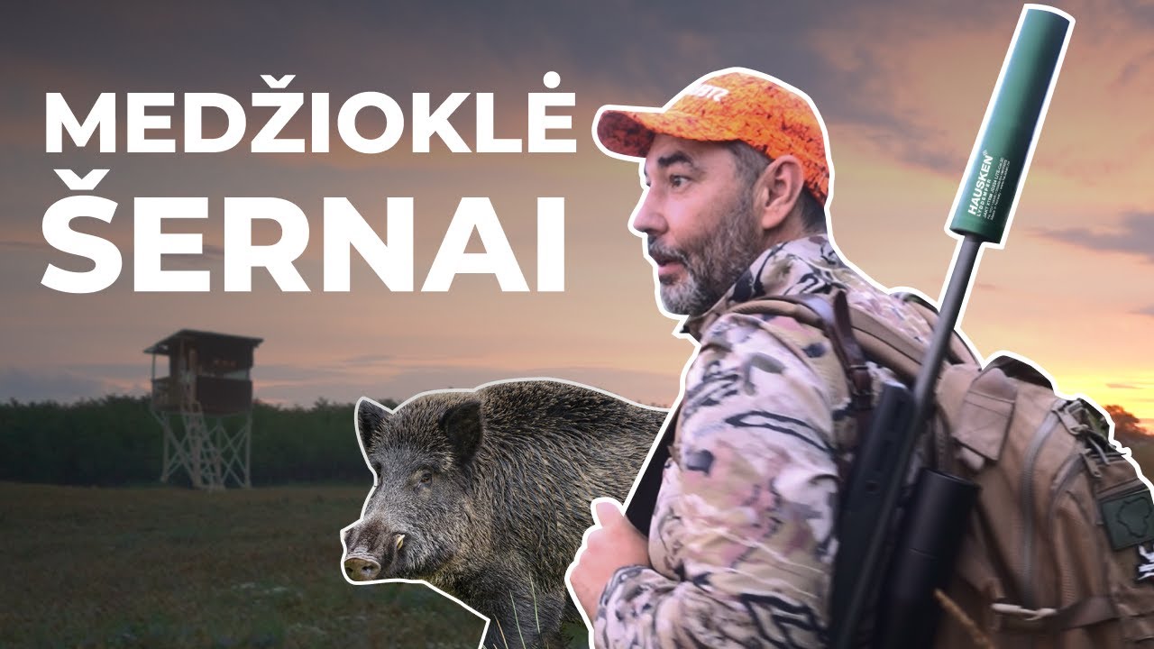 Šernų medžioklė su Hausken garso slopintuvu JD224X XTRM