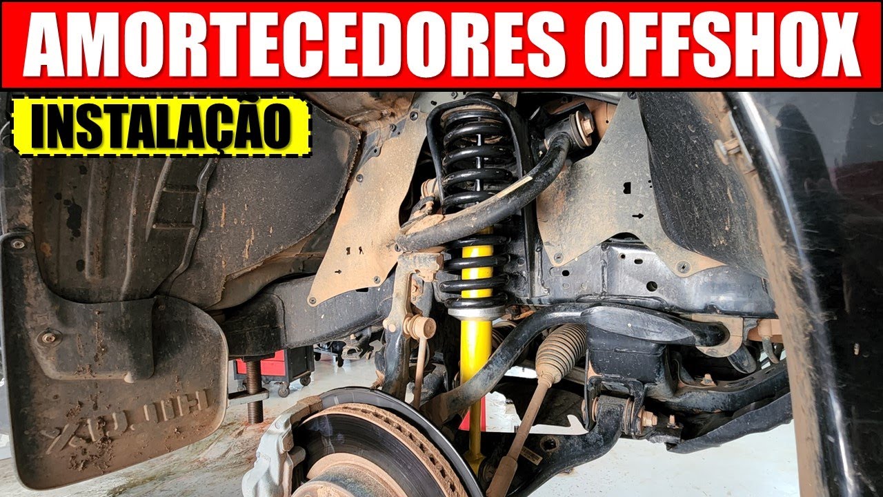 EP. 828// Toyota HILUX INSTALAÇÃO Amortecedores OFFSHOX e Serviço de FREIOS!