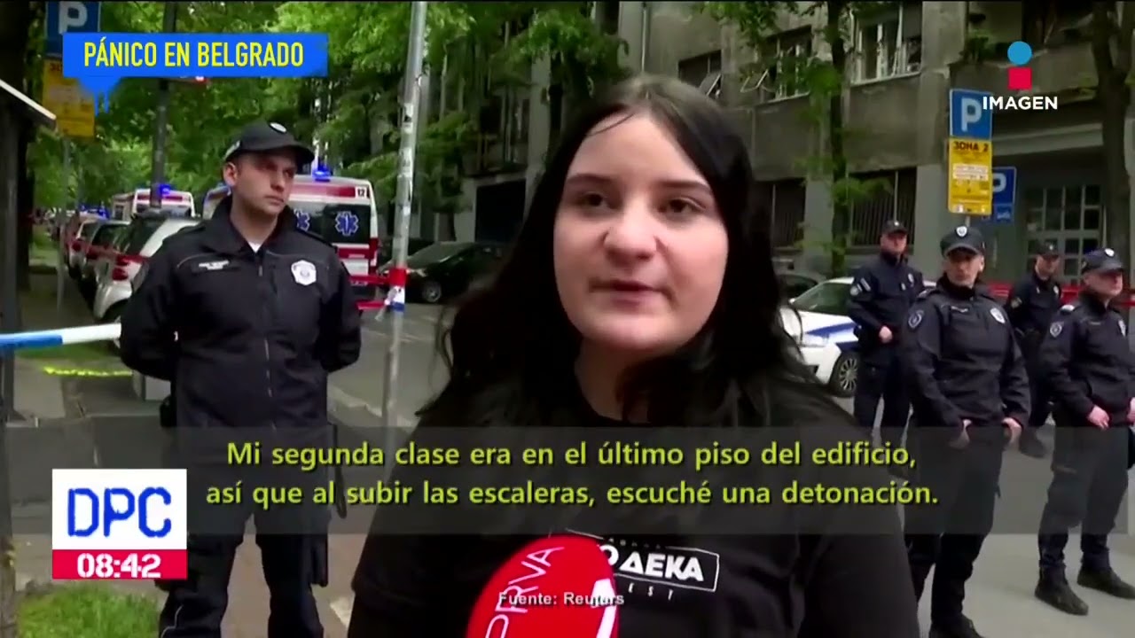 Pánico en Belgrado, adolescente asesina a 9 personas en una escuela | De Pisa y Corre