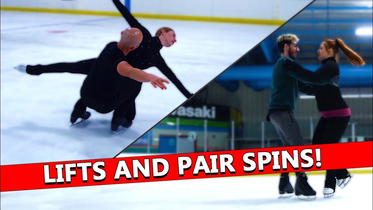 Ice Skating LIFTS, PAIR SPINS and Bruno's NEW PARTNER! - Collaboration with Ice Dancer Oleg Altukhov