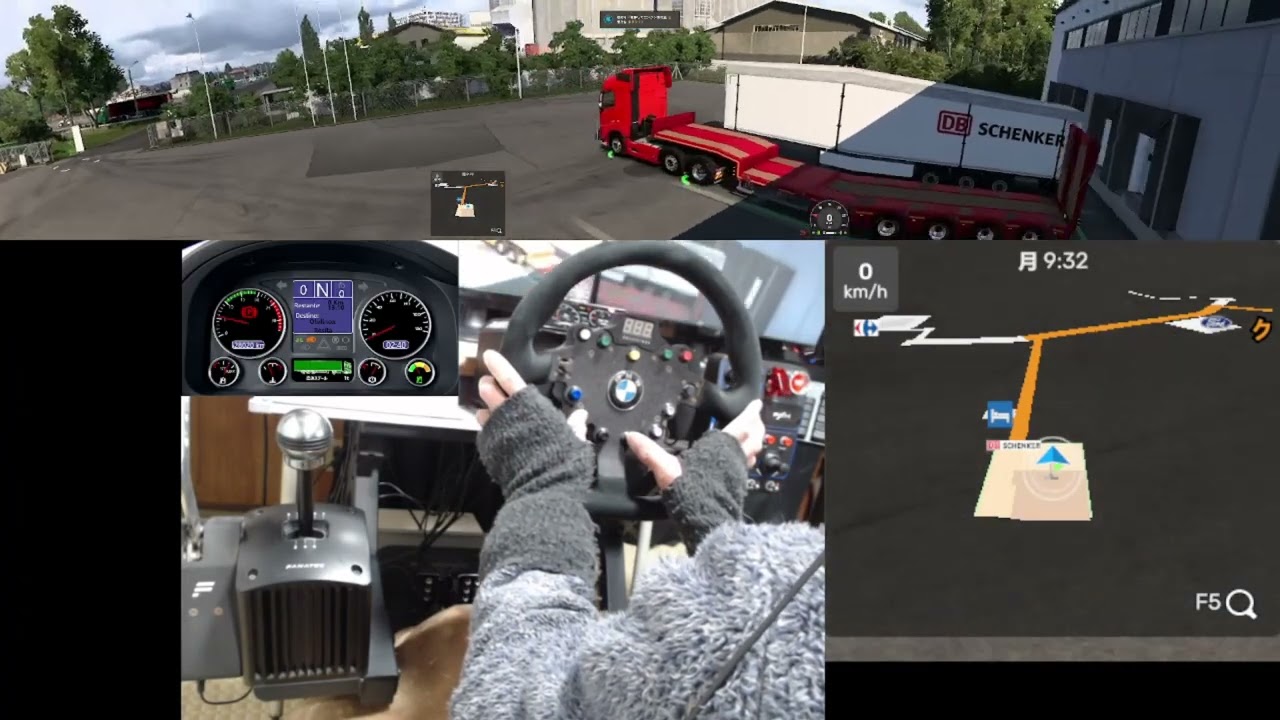 ユーロトラックシミュレーター２　ルーマニアのクラヨーヴァからルーマニアのレシツァまで走る　 NO 224