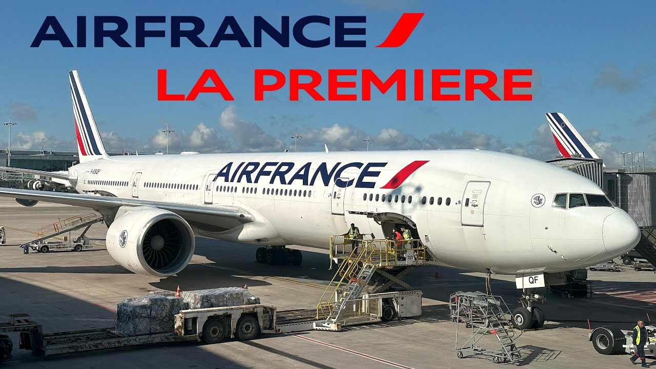 FIRST CLASS   🇫🇷 Paris CDG - Miami MIA 🇺🇸 - Air France Boeing 777  [Full Flight Report]  La Première