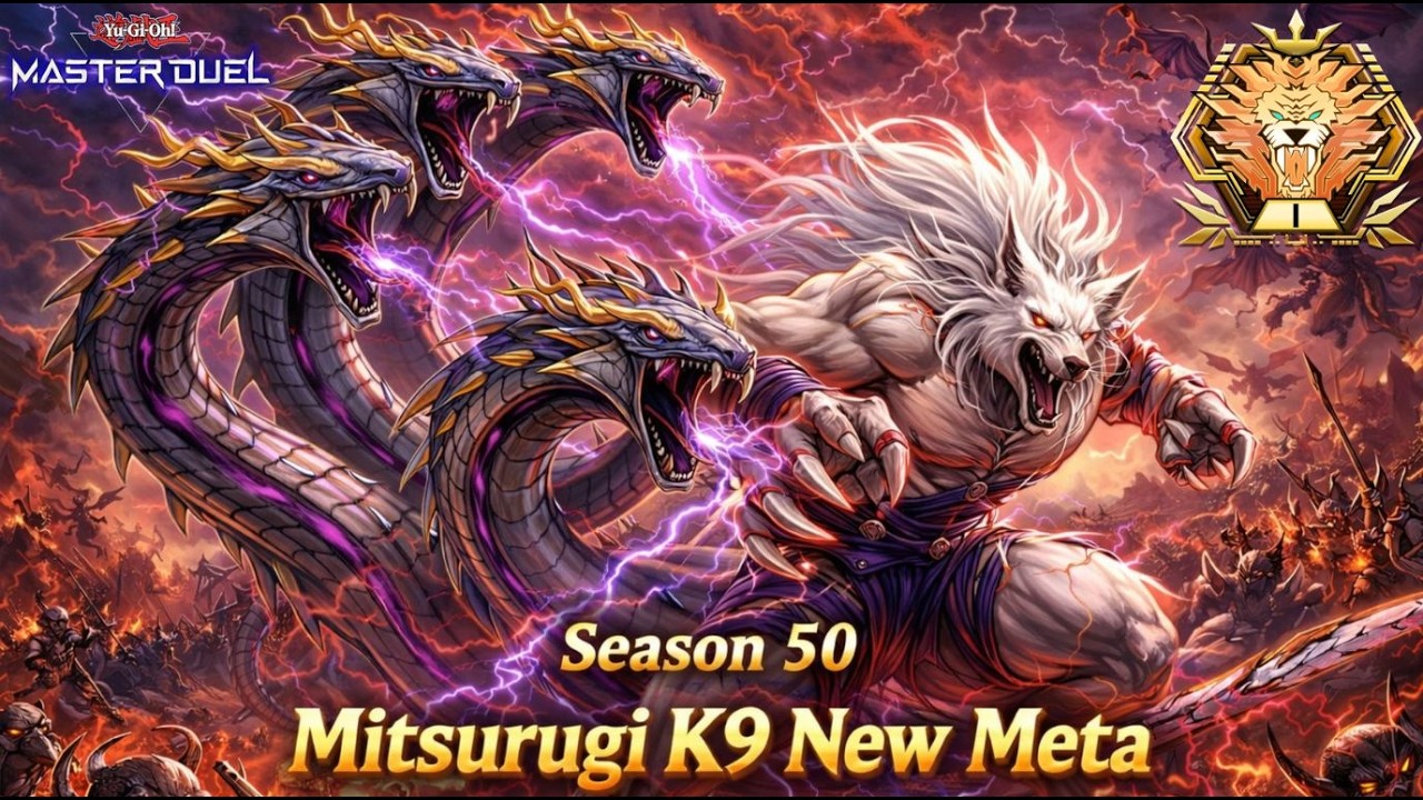 Mitsurugi K9 Master Duel - Gameplay Vs Meta Season 50 [Yu-Gi-Oh!]