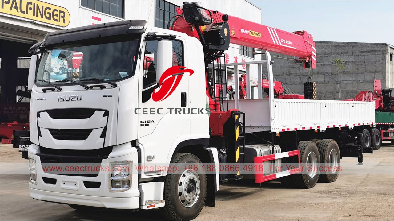 ISUZU GIGA Кран манипулятор