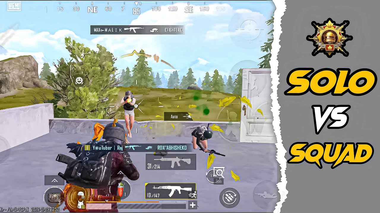 IQOO Z9s PRO l ❣️ l Solo ( Vs ) Squad 😎 l BGMI 4 Finger Control l ( Smooth + Extrem )