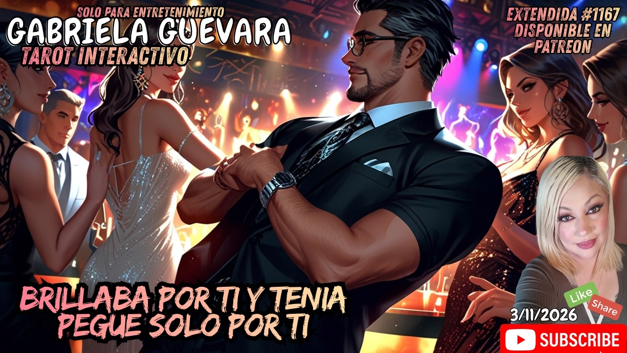 Brillaba por ti y tenia pegue solo por ti #tarot EXTENDIDA #1167
