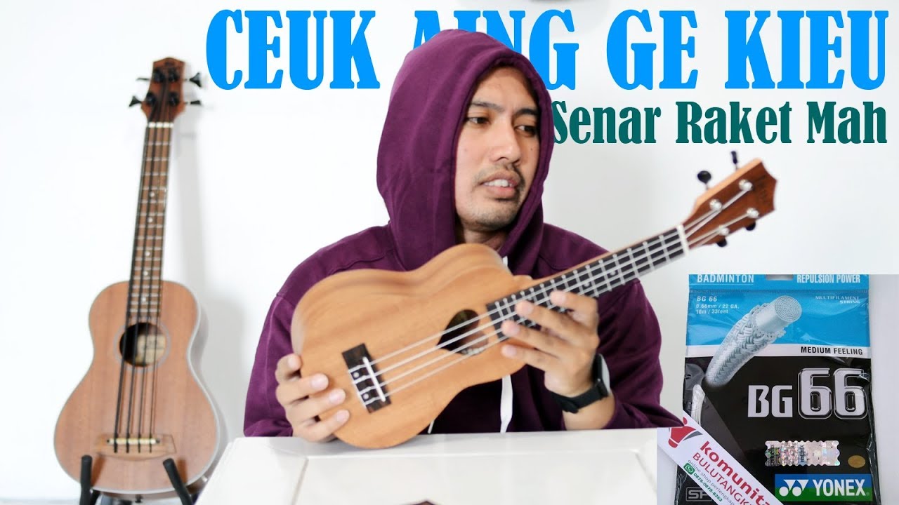 UKULELE SIGUFI PAKE SENAR RAKET??? 😱
