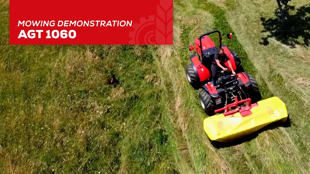 Tractor AGT 1060 - Mowing demonstration | Agromehanika
