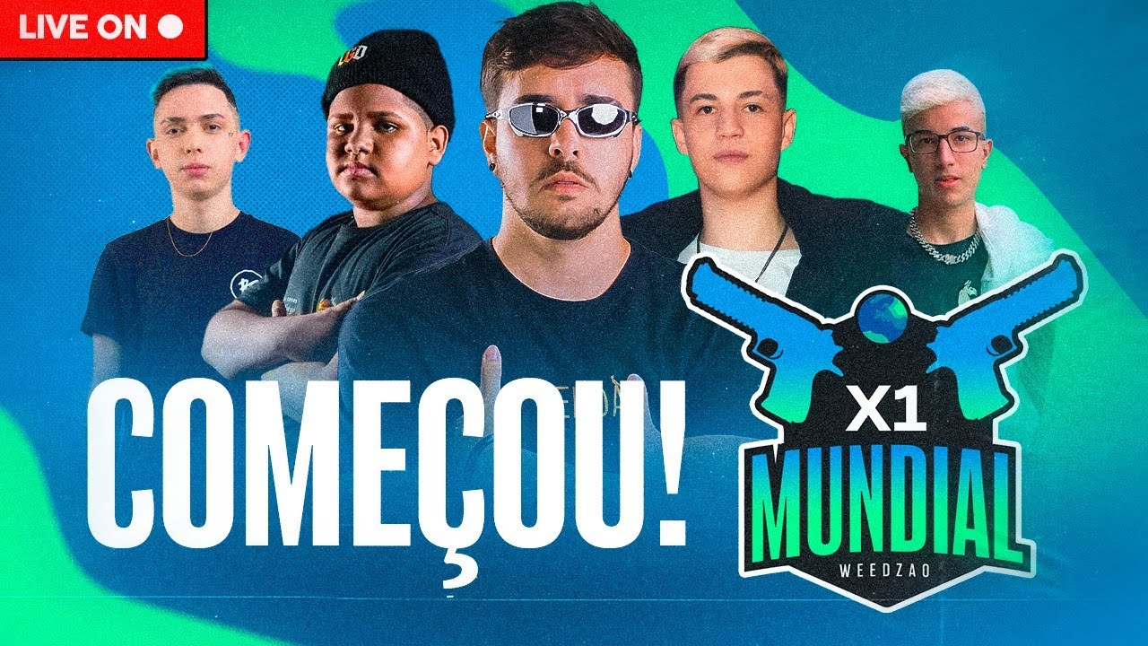 EVENTO X1 MUNDIAL! BAZE WEEDZAO LIVE FREE FIRE AO VIVO!! TWO9, MITO, DANTES