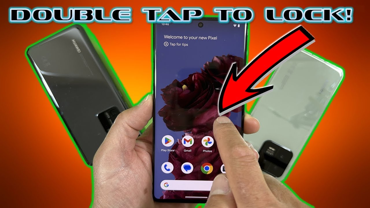 Дважды коснитесь экрана, чтобы заблокировать телефон &mdash; Pixel, Xiaomi, Huawei