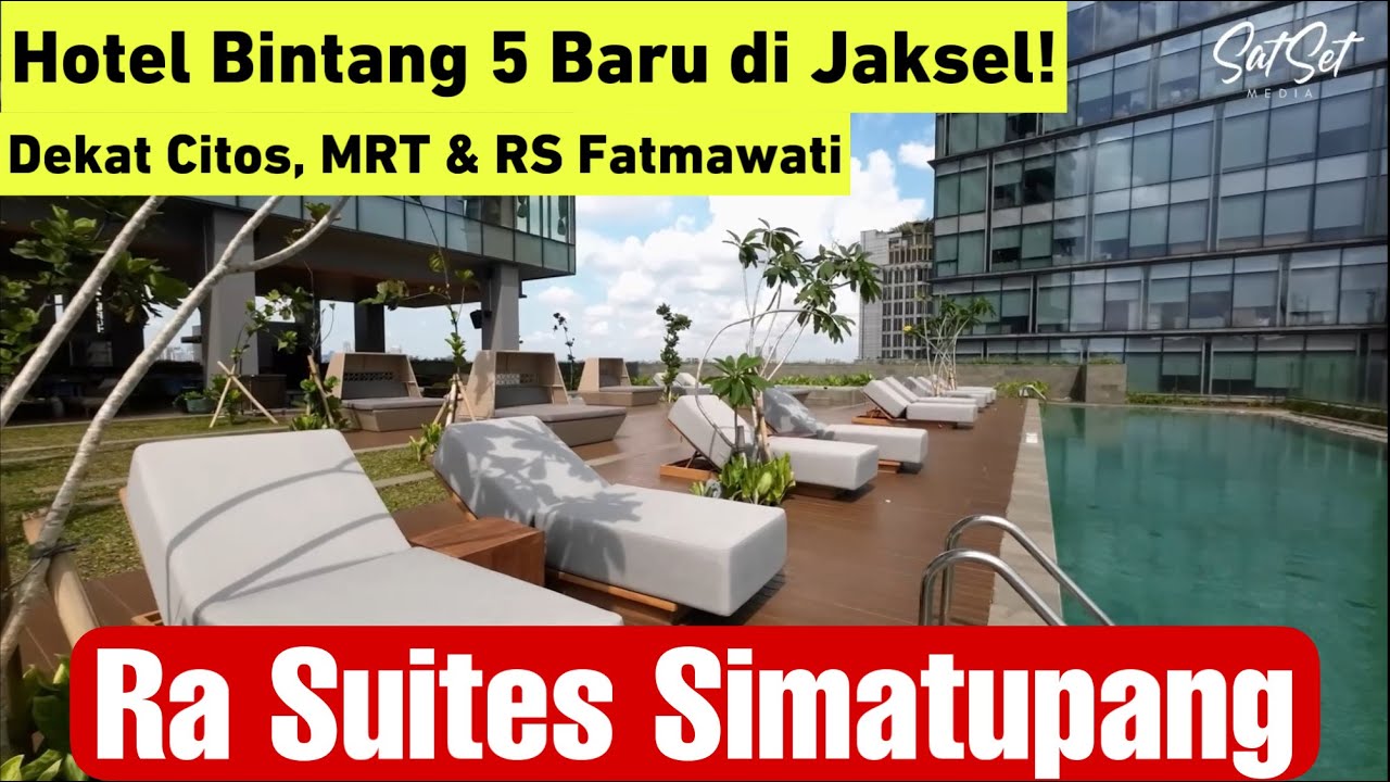 RA SUITES SIMATUPANG! Hotel Bintang 5 Jaksel! ELITE ONE BEDROOM SUITE. Dekat MRT & RSUP Fatmawati!
