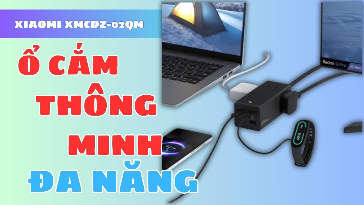 Ổ cắm điện sạc nhanh 67W GaN Xiaomi XMCDZ 02QM