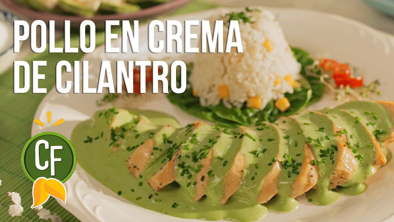 🐓 Pollo en Crema de Cilantro 🐓 | Cocina Fresca