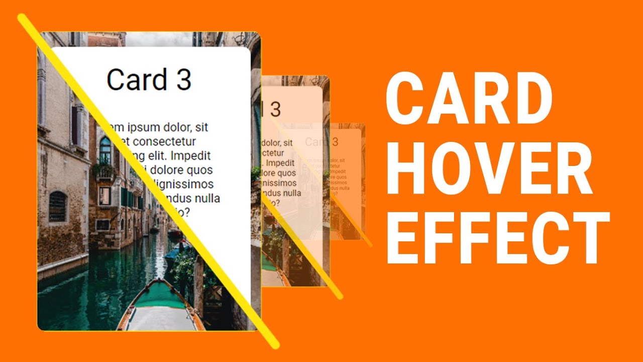 Card hover effect with css | Make awesome card hovering effect with pure css | Techy programmers