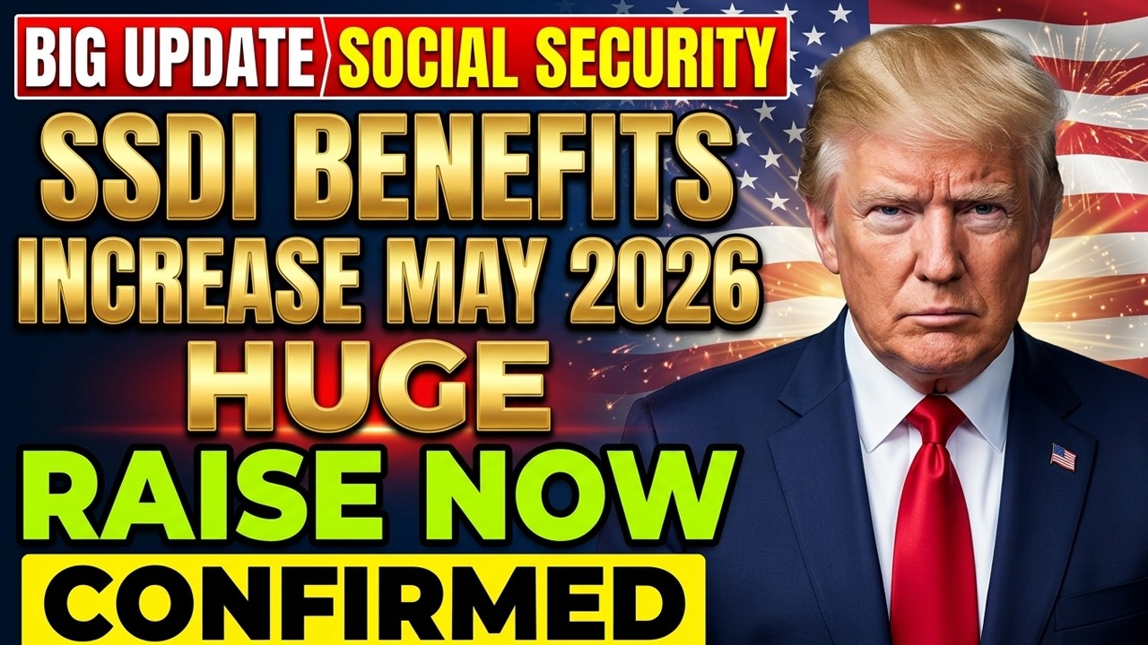 BIG NEWS! Social Security SSDI + Benefits Set for Big Raise in May 2026 &mdash; Here&rsquo;s What&rsquo;s About to Hit