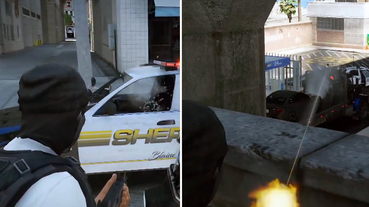Mandem Kill Cops to Save Adam's Car | GTA RP NoPixel 3.0