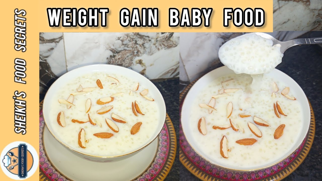 Sagudana Kheer Recipe For Babies 6+ Month Old | Baby Weight Gain Food | Sagudana Recipe For Babies 