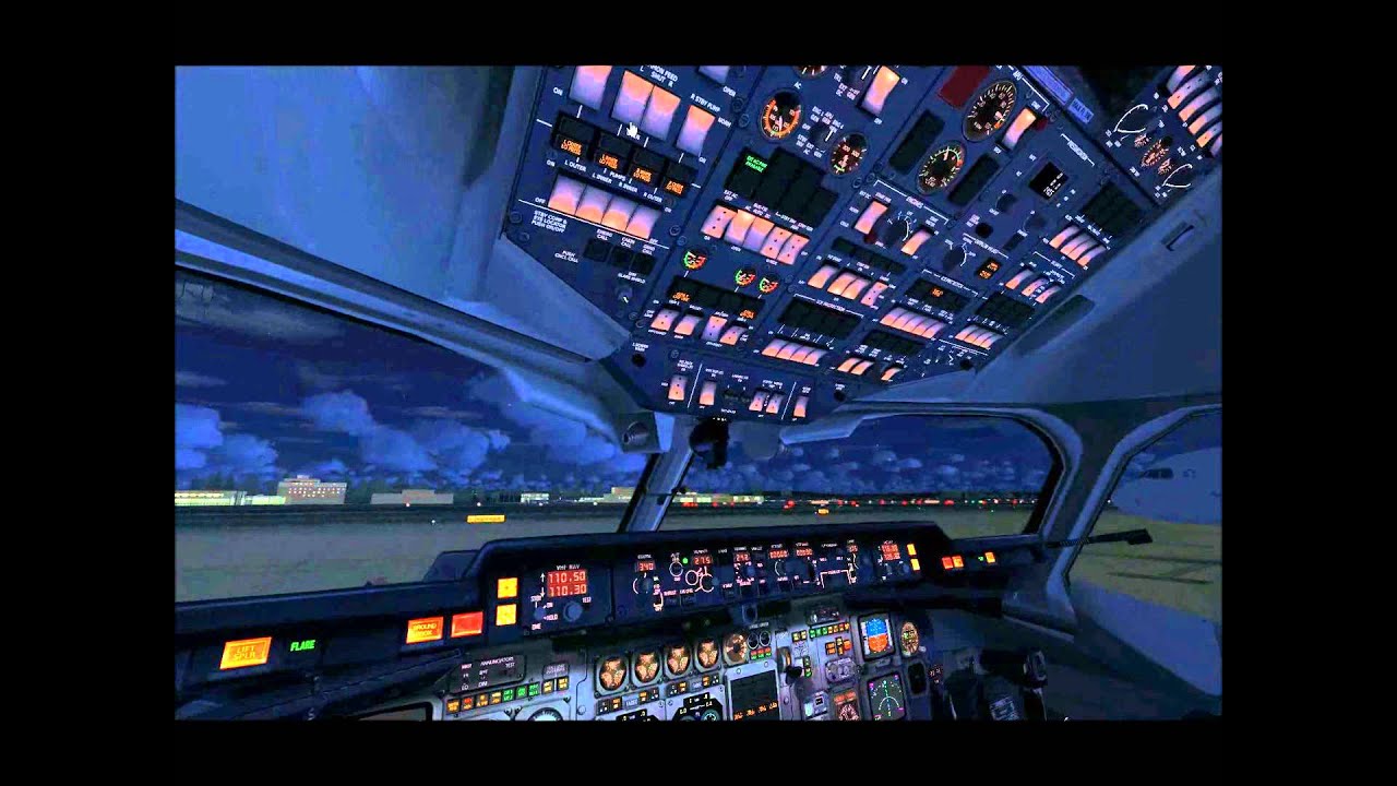 QualityWings Simulations: BAe146 / Avro RJ - Night Lighting Preview