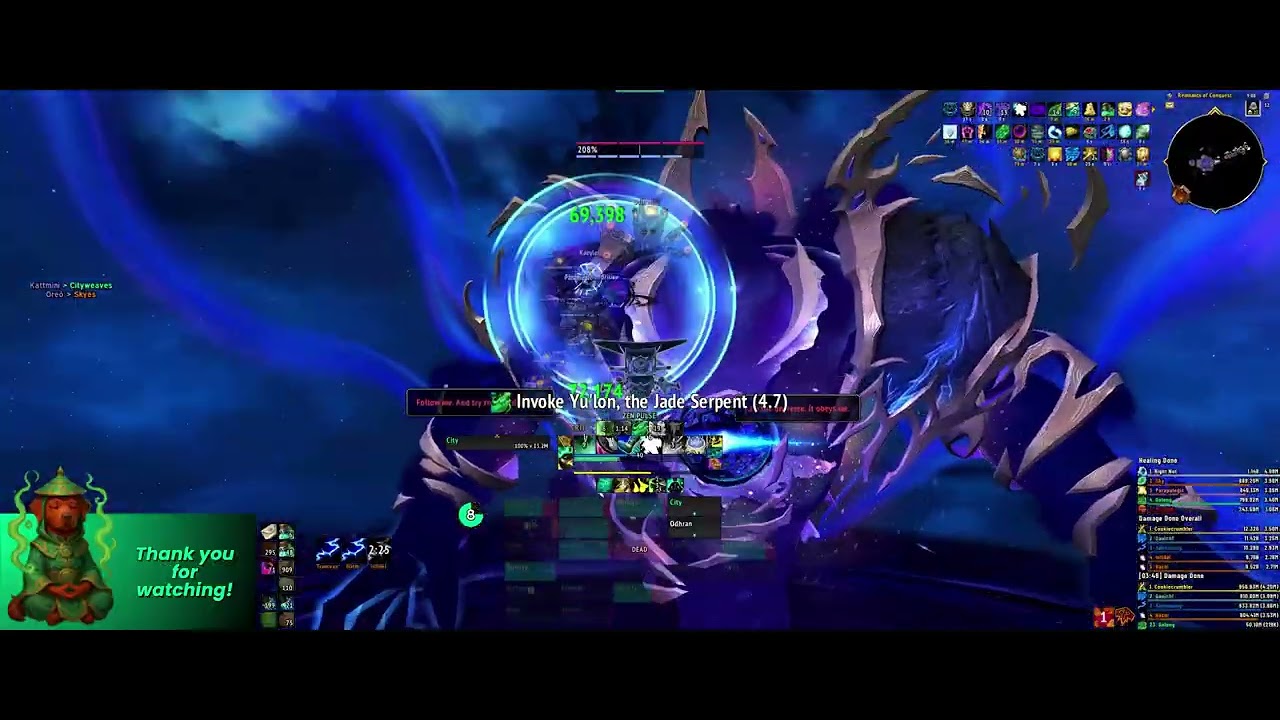 Heroic Dimensius Down! AOTC Kill - Mistweaver Monk POV