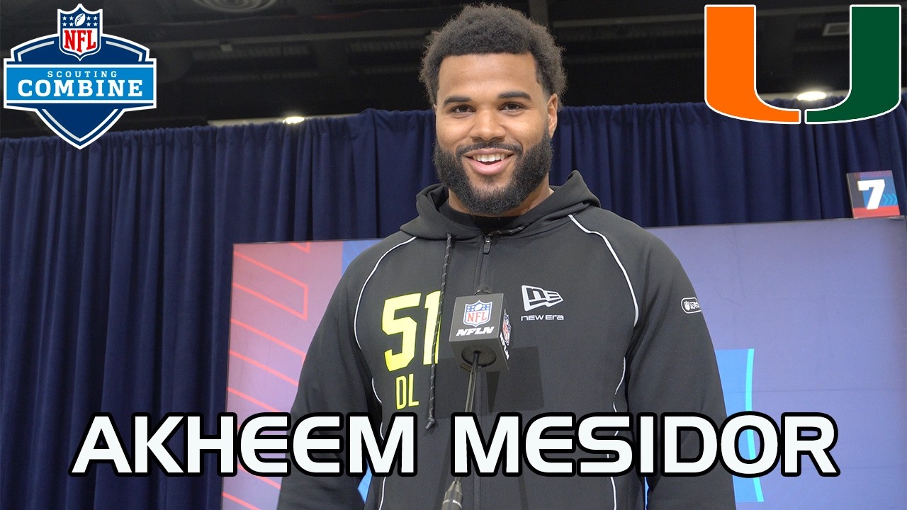 Akheem Mesidor at NFL Scouting Combine, Working With Jason Taylor & Team Interviews | 2026 NFL Draft
