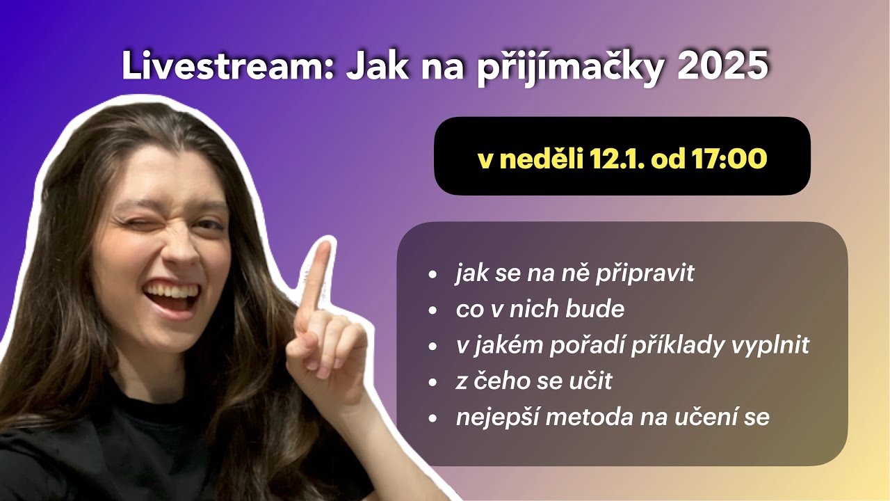 Jak na přijímačky 2025