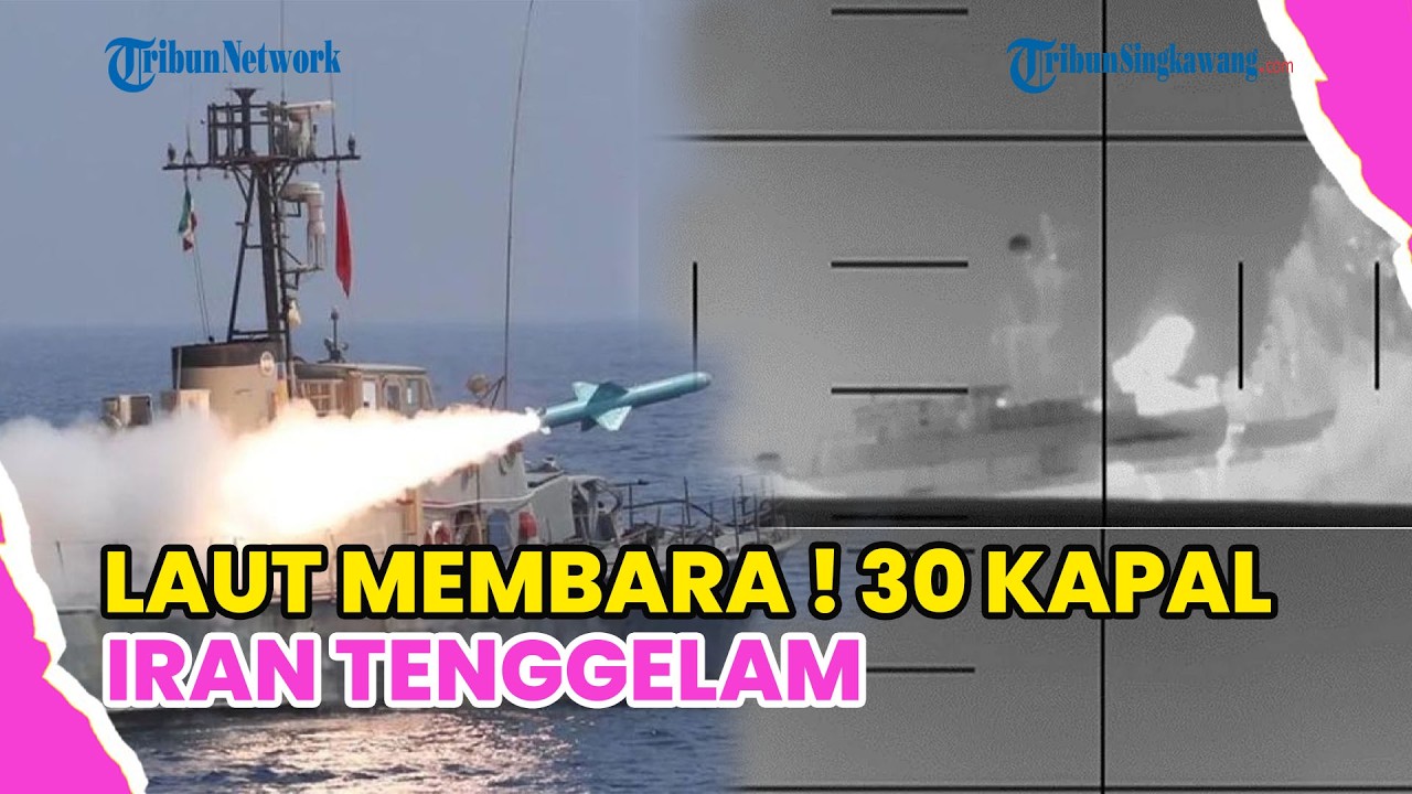 AS KLAIM SUDAH TENGGELAMKAN LEBIH DARI 30 KAPAL IRAN