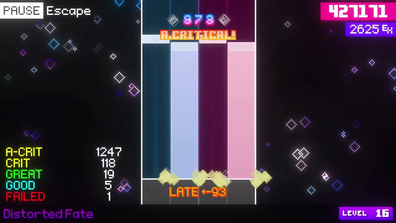 [vivid/stasis x Phigros || Side VS-2] Distorted Fate - Sakuzyo [ENCORE 16 - First Try]