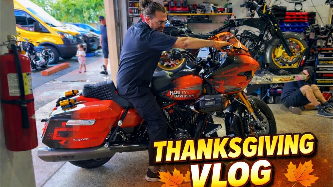 Видеоблог ко Дню благодарения на All American Cycles, часть 1🔥🔥🔥