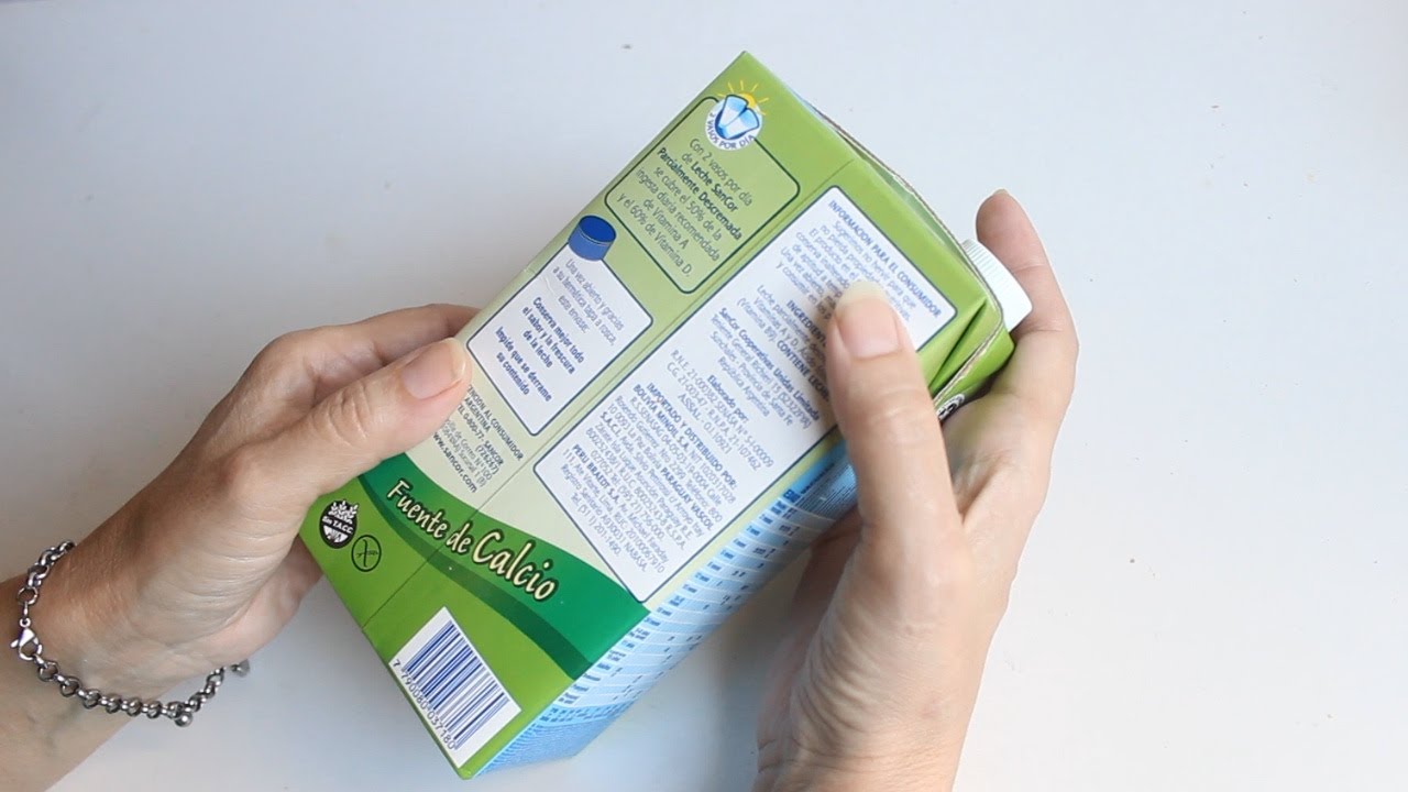 ♻ 3 Ideas fáciles con cajas de leche 😊 Cajas de cartón recicladas 🌼Manualidades fáciles Arte en casa