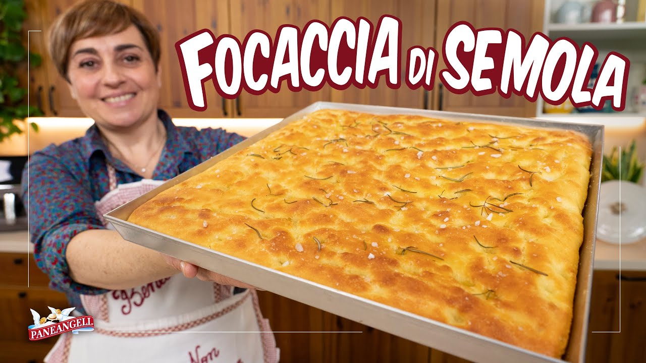 FOCACCIA DI SEMOLA Ricetta Facile - Fatto in Casa da Benedetta