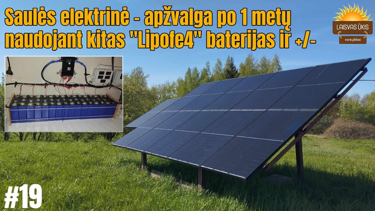 Saulės elektrinė - apžvalga po 1 metų naudojant kitas 
