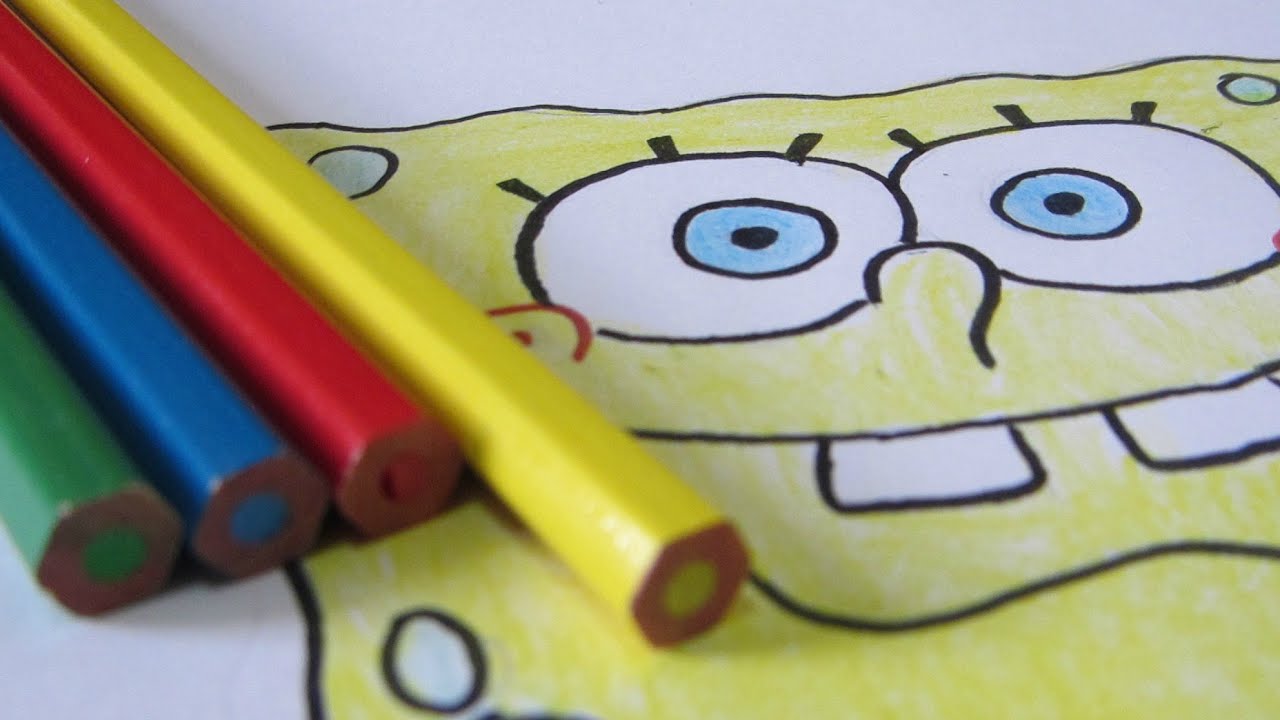 Como desenhar o Bob Esponja / How to draw spongebob squarepants