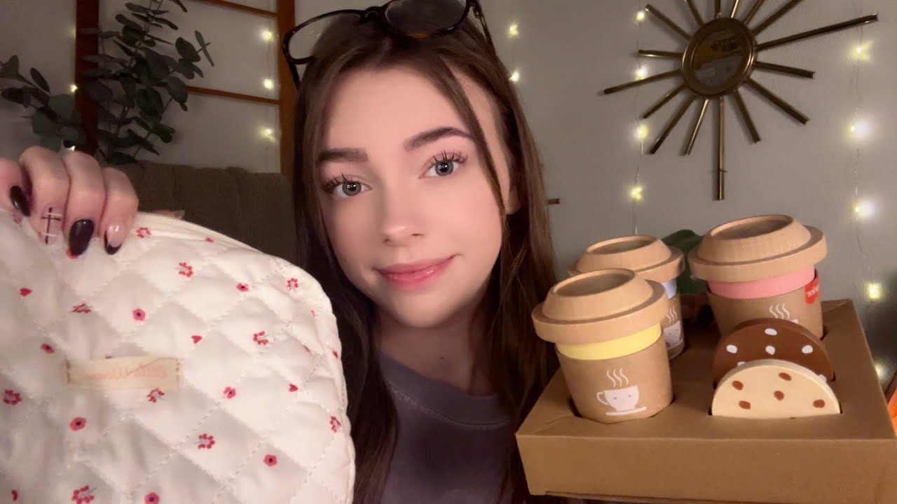 ASMR Wooden Skincare & Makeup 🪵 (layered sounds, personal attention)