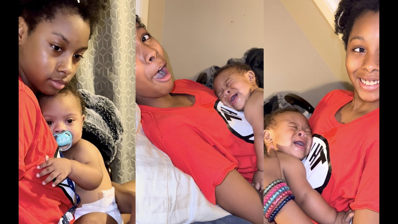 This baby Is Really Dramatic 🥴 #upsyndrome #downsyndrome