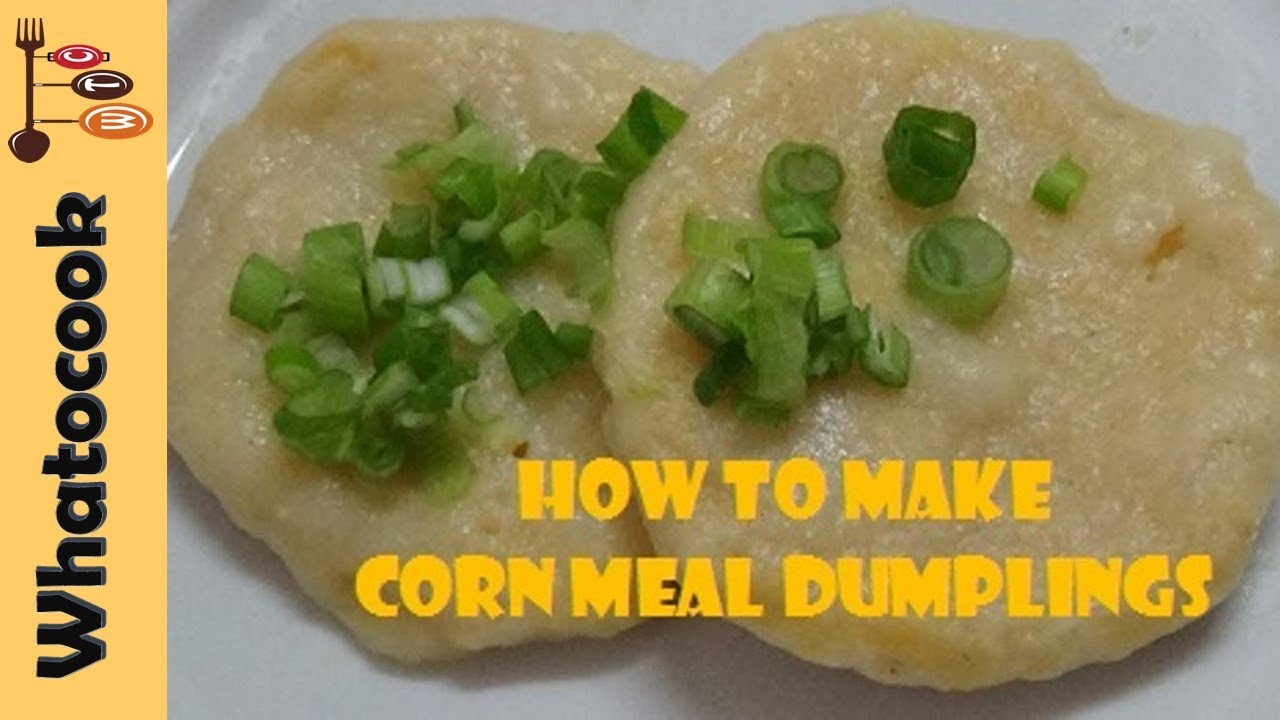 How To Make Trinidad Corn🌽 Meal Dumplings