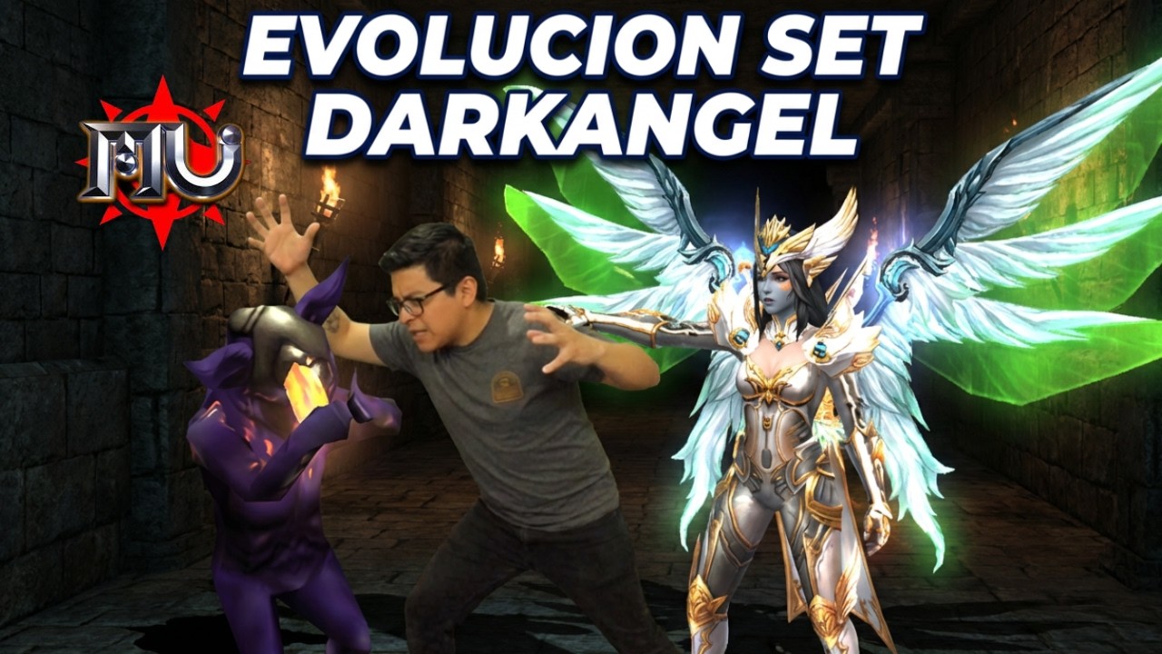 ⚡SUBIENDOLE EL SET BLOODANGEL A UN BRO DEL GUILD ! 🔥 Mu Online 2026😱