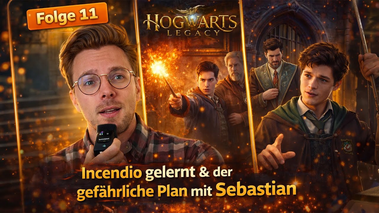 Hogwarts Legacy Folge 11 🔥 Incendio gelernt & Sebastian kennt den Weg zur verbotenen Abteilung