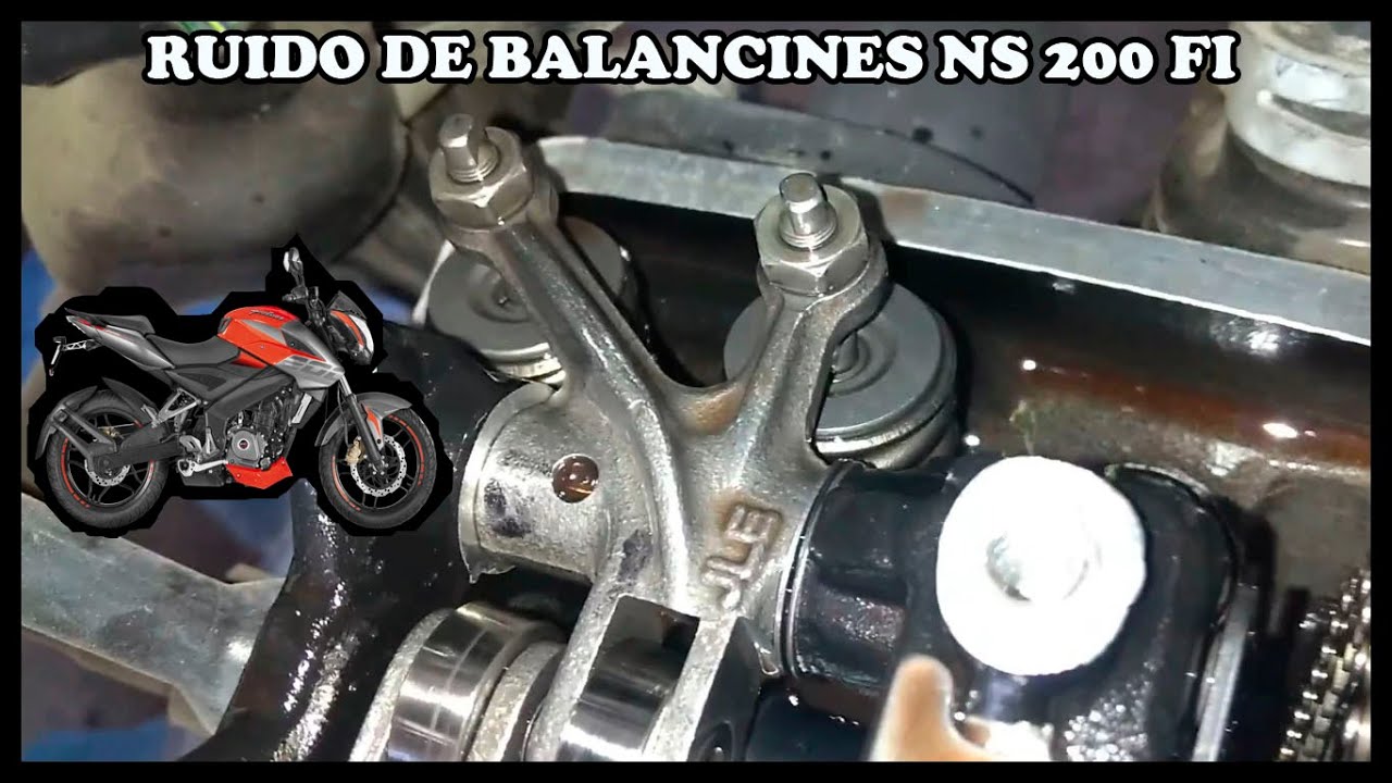 Sonido, ruido en balancines NS 200 Fi - Culata Abierta