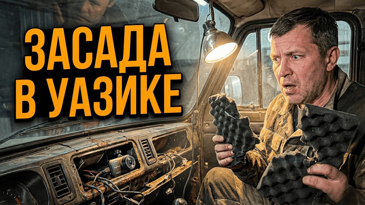 Мужик Полез В Торпеду УАЗика — А Когда Снял Шумку, Нашёл Регистратор С Засадой На Трассе